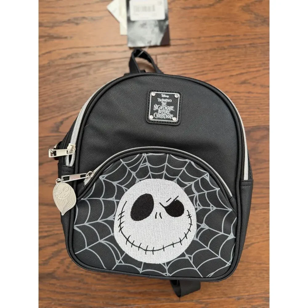 Disney Nightmare Before Christmas Jack Skellington Women's Mini Backpack, Black
